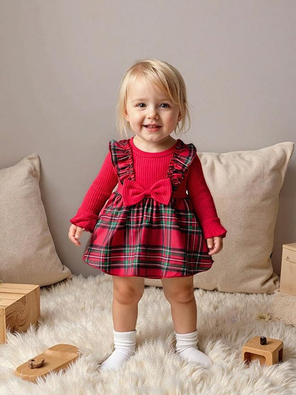 Aalizzwell Infant Baby Girls One Piece Romper Dress with Hat 0-18 Months