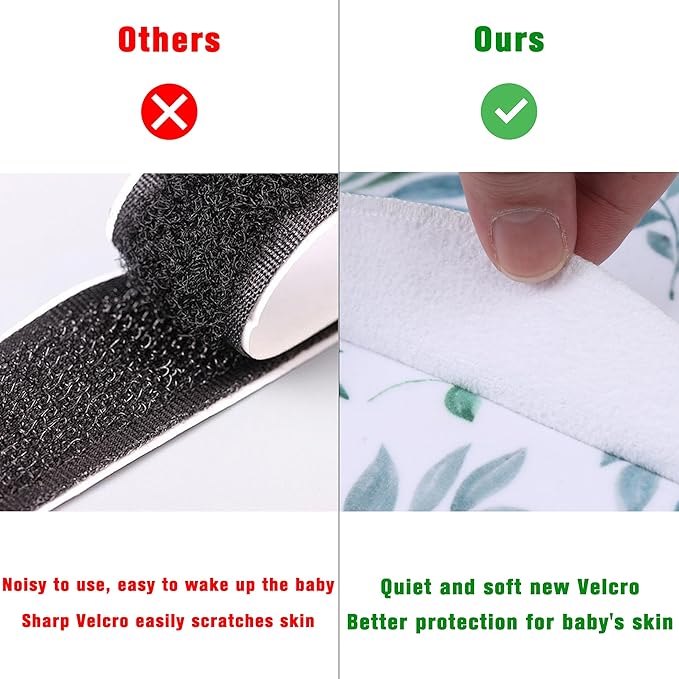 Newborn Sleep Sack Baby Swaddle,Swaddle me 3-6 Month,3-Way Adjustable Wearable Blanket,100% Rayon Cotton Swaddling Sleeping Bag，TOG 0.5 (Leaf, 3-6 Months)