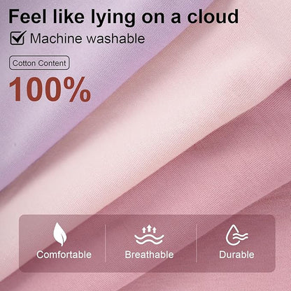 Baby Sleep Sack 0-6 Months,100% Cotton TOG 0.5 Wearable Blanket for Newborn and Infant, 3 Pack 2-Way Zipper Lightweight Sleeping Bags for Toddler