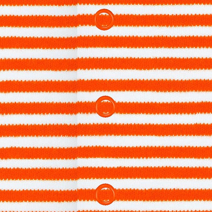 Creative Knitwear College Baby Striped Footed Romper - Team Logo, Multiple Colors, for Boys & Girls (0-9 Months)