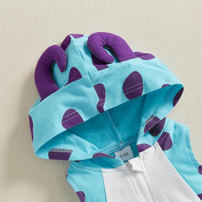 Baby Halloween Costumes Bee/Pumpkin/Ghost Costume Zipper Hooded Sleeveless Romper Stockings Infant Halloween Clothes