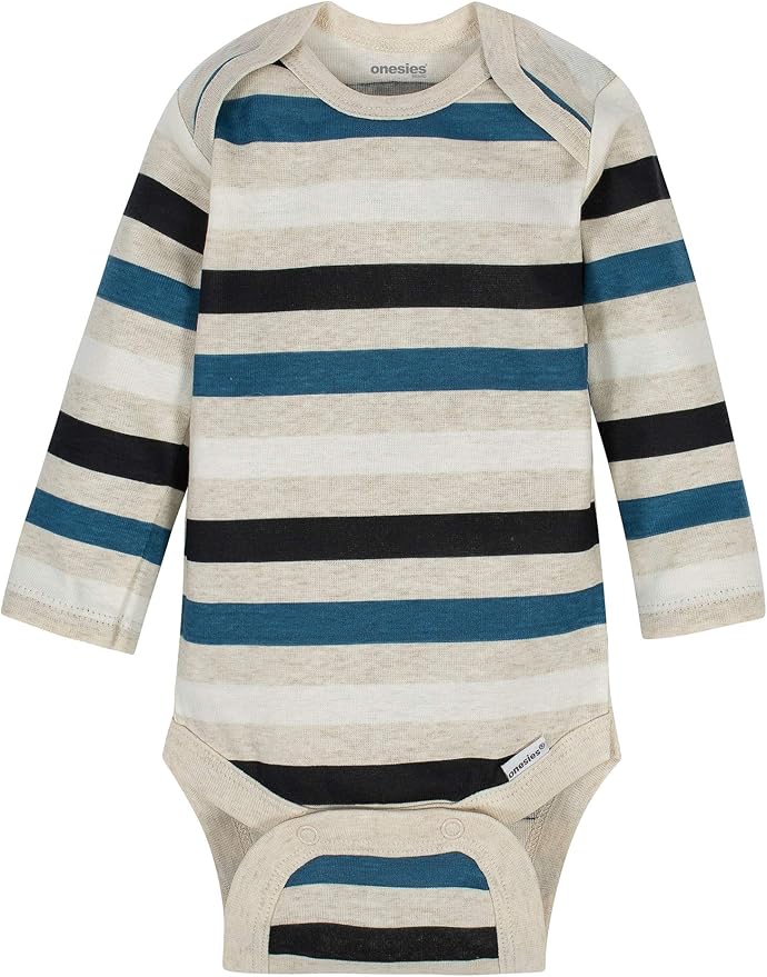 Onesies Brand, Unisex Baby, 6-Pack Long Sleeve Bodysuits
