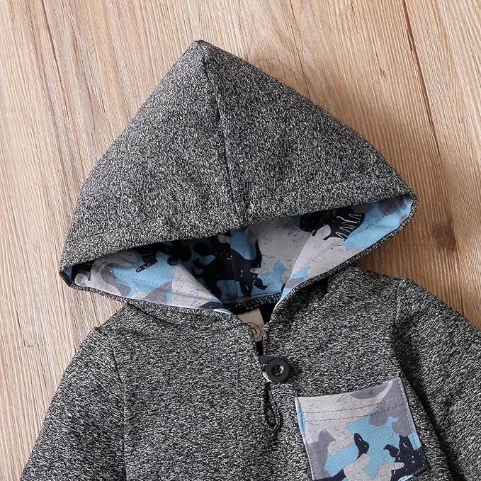 Baby Boy Clothes Infant Hoodie Tops Outfit Long Sleeve Sweatshirt Plaid Pants 2pcs Set 0-36 Months