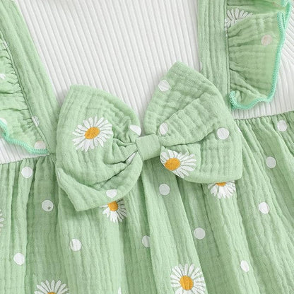 Newborn Baby Girl Clothes Corduroy Floral Bow O Neck Long Sleeve Romper Infant Jumpsuit Cute Outfits Headband