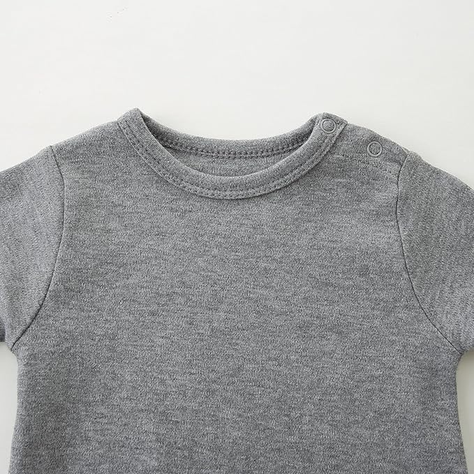 Unisex Baby Onesie, Long Sleeve 100% Cotton Baby Clothes, Baby Footless Jumpsuit