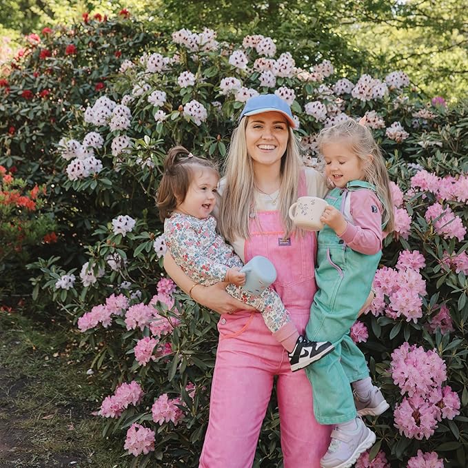 mushie Silicone Snack Cup | Spill Proof Food Container for Toddler and Baby (Retro Cars)