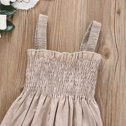 Newborn Baby Girl Bodysuit Sleeveless Halter Frill Romper One-piece Jumpsuit with Headband Summer Clothes Set