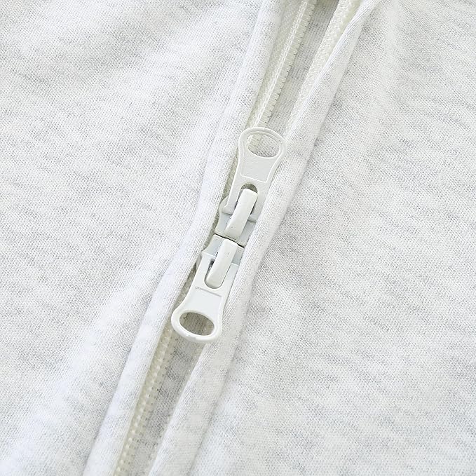 Baby Romper 100% Organic Cotton Pajamas One Piece Long Sleeve Zipper Footie Onesie for 0~12M Baby