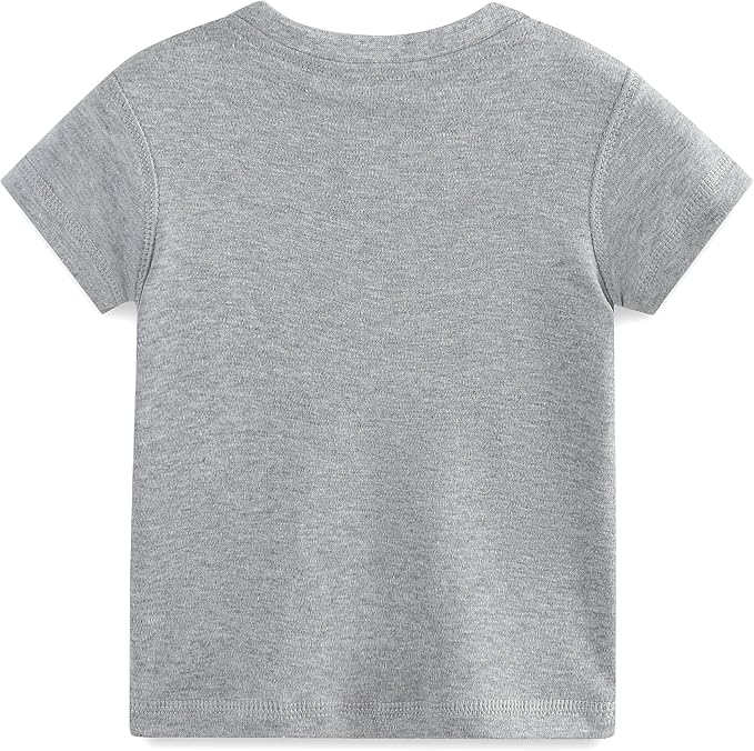 Baby Multicolor Short Sleeve T-Shirt Tee Summer Solid 100% Cotton Basic Clothes