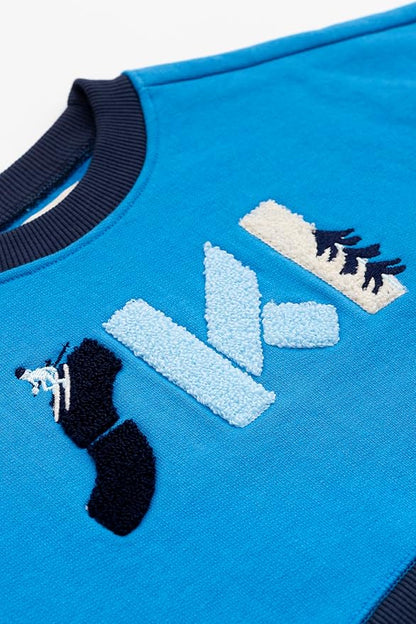 monica + andy Sporty Sweatsuit, 100% Organic Cotton Clothes for Boys & Girls, Outfit Sizes For Kids, Toddler & Infant