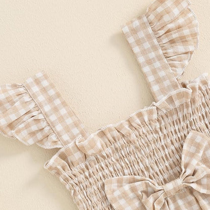 Newborn Baby Girl Bodysuit Sleeveless Halter Frill Romper One-piece Jumpsuit with Headband Summer Clothes Set