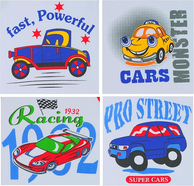 ToBeInStyle Boy's Pack of 4 Tank Tops