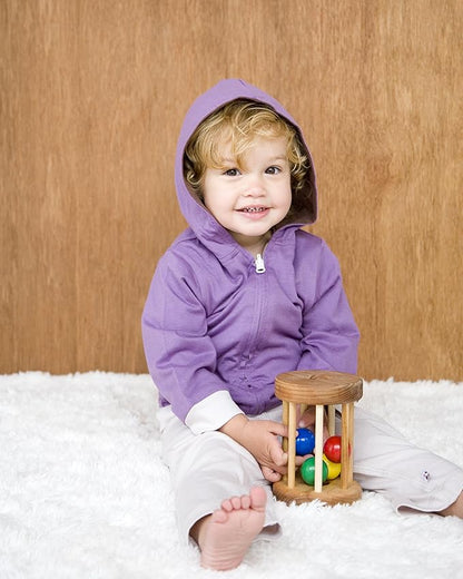 Babysoy Baby & Tot Unisex Reversible Zipper Hoodie Jacket