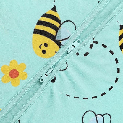 Unisex Infant Neutral Zipped Footies, Viscose from Bamboo 2-Way Zipper Romper Outfit, 0-24 Months One-piece Jumpsuit