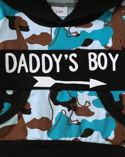 Toddler Baby Boy Clothes Infant Newborn Boy Outfit Long Sleeve Hoodie Sweatshirt Pants Fall Winter Clothes Set