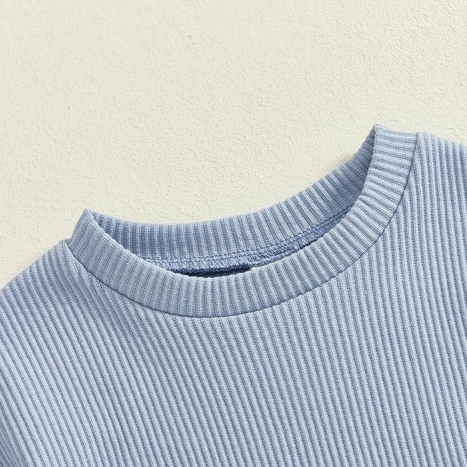 Merqwadd Baby Summer Bubble Romper Infant Boy Girl Short Sleeve Onesie Oversize Cotton T-shirt Bodysuit Top