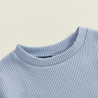 Merqwadd Baby Summer Bubble Romper Infant Boy Girl Short Sleeve Onesie Oversize Cotton T-shirt Bodysuit Top