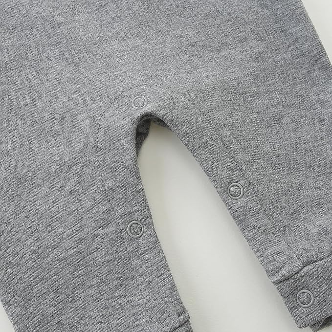 Unisex Baby Onesie, Long Sleeve 100% Cotton Baby Clothes, Baby Footless Jumpsuit