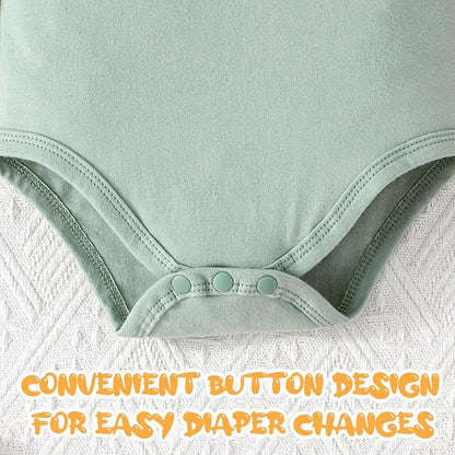 GDTOGRT Newborn Baby Girl Clothes Outfit Set Sweet Ruffle Romper, Pants and Headband 0 3 6 9 12 18 Months Infant Clothing