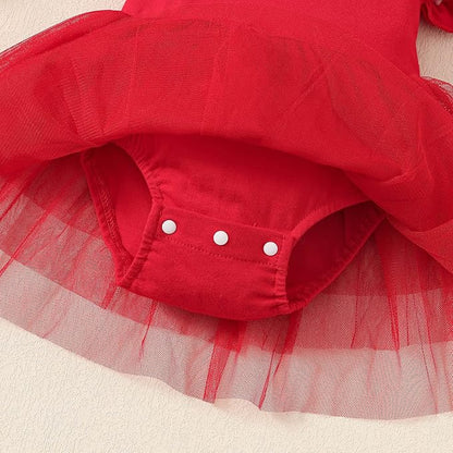 Baby Girl Clothes Infant Ruffle Sleeve Romper Dress Newborn Solid Tutu Skirt Sets Jumpsuit Headband Outfit