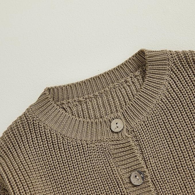 Baby Girl Cardigan Sweater Toddler Goose Embroidered Button Down Knit Sweaters Fall Winter Knitwear Jacket Clothes