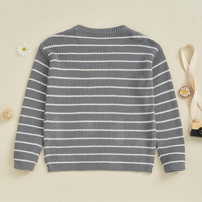 Mommy and Me Sweater Matching Family Outfit Long Sleeve Knit Sweater Pullover Mom and Baby Clothes