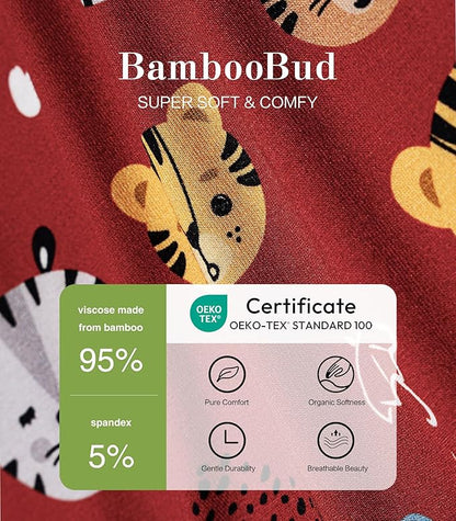 Baby Footie Romper Pajamas Unisex Newborn Infant Pjs Soft Rompers Viscose from Bamboo Sleepwear