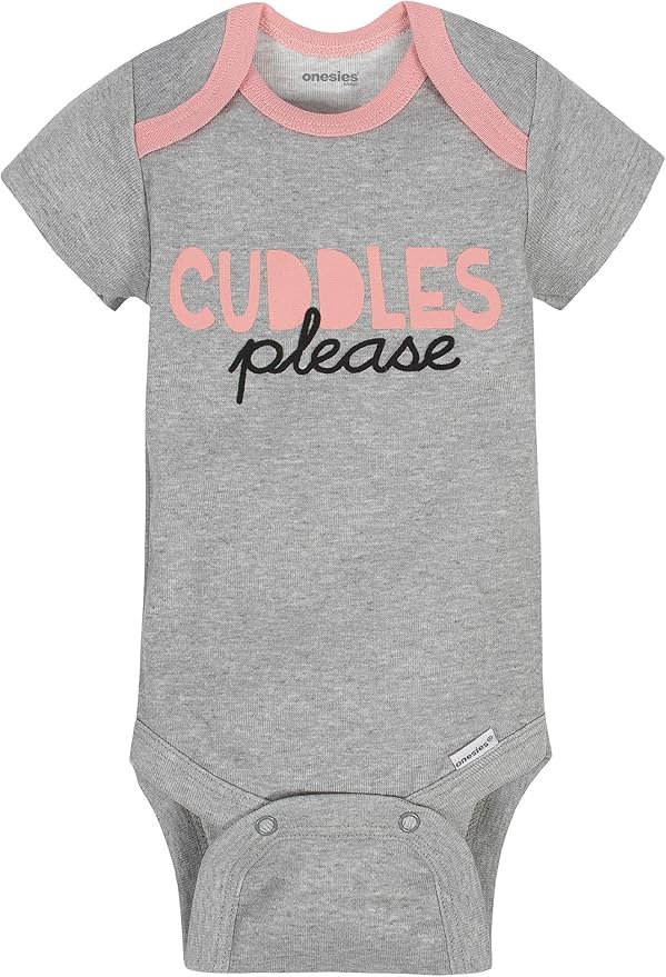 Onesies Brand baby-girls 8-pack Short Sleeve Mix & Match Bodysuits