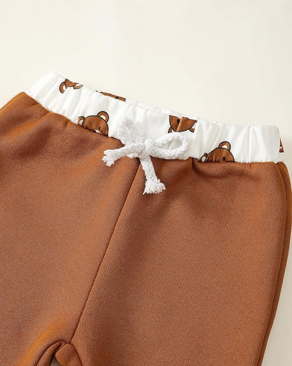 Toddler Baby Boy Clothes Infant Newborn Boy Outfit Long Sleeve Hoodie Sweatshirt Pants Fall Winter Clothes Set