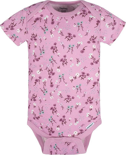 Gerber Unisex Baby 5-Pack Short-Sleeve Onesies