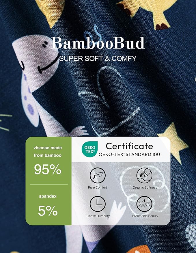 Baby Footie Romper Pajamas Unisex Newborn Infant Pjs Soft Rompers Viscose from Bamboo Sleepwear