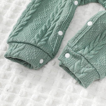 Infant Baby Girl Clothes Newborn Girl Romper Fall Winter Outfit Ruffle Long Sleeve Jumpsuit Romper Cute Baby Girl Outfit