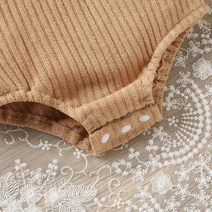 GRNSHTS Newborn Baby Girl Clothes Ruffle Rompers Toddler Fall Outfits for Girls Set Little Girl Fall Winter Clothing