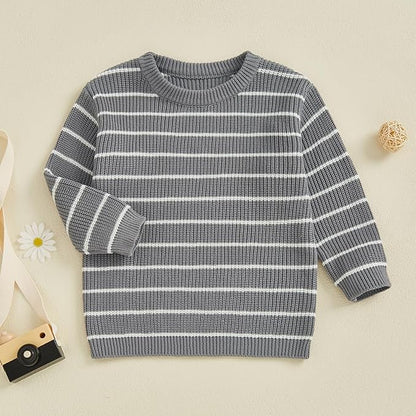 Mommy and Me Sweater Matching Family Outfit Long Sleeve Knit Sweater Pullover Mom and Baby Clothes