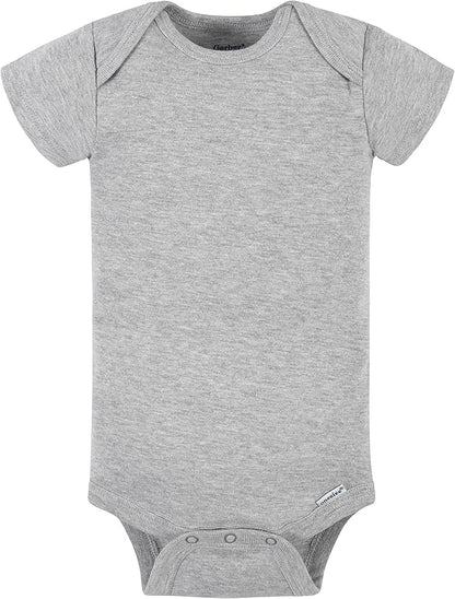 Gerber baby-girls 5-pack Solid Onesies Bodysuits