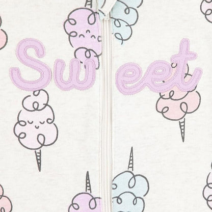 HUGGIES unisex-baby 3-pack Footed Coverall Pajamas