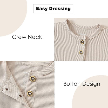 ROMPERINBOX Bamboo Onsies Baby Boy Short Sleeve 3 Pack Baby Bodysuit for Newborn Infant 0-24 Months, Viscose from Bamboo