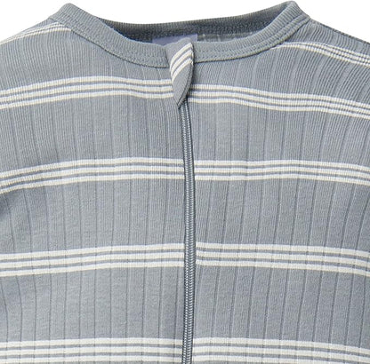 Gerber baby-girls Baby Unisex 2-pack 2-way Zip Textured Sleep 'N Play