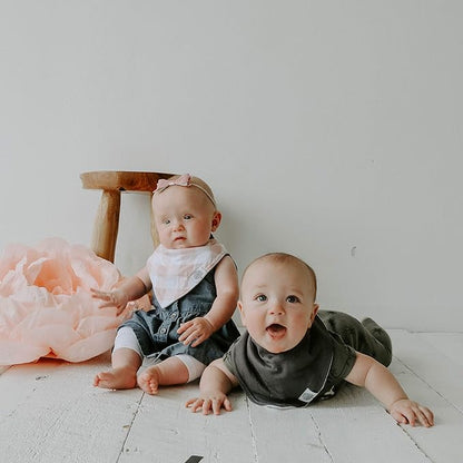 Parker Baby Bandana Drool Bibs 8 Pack Baby Bibs for Boys, Girls, Unisex - Soft & Stylish Teething Bibs for Babies