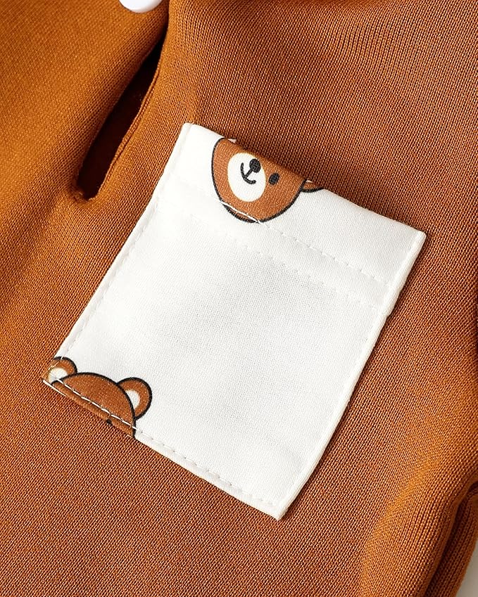 Toddler Baby Boy Clothes Infant Newborn Boy Outfit Long Sleeve Hoodie Sweatshirt Pants Fall Winter Clothes Set