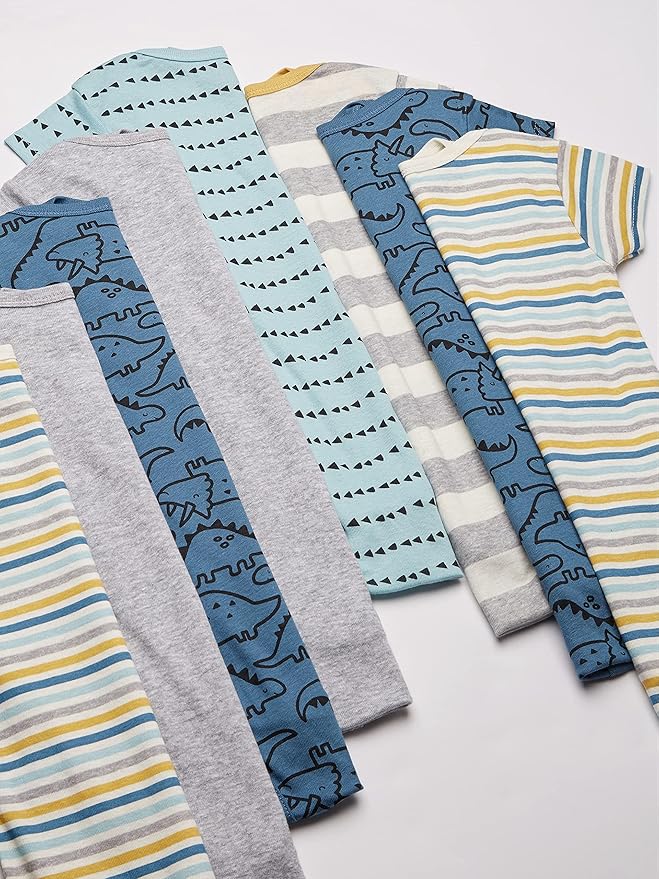 Gerber unisex-baby 8-pack Short Sleeve Onesies Bodysuits