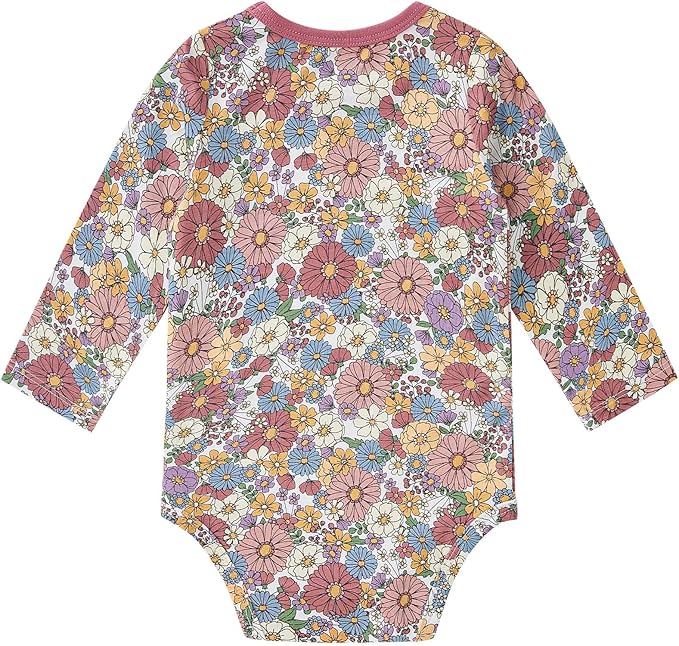 pureborn Baby Girls Boys Bodysuit Super Soft Cotton Romper 0-24 Months