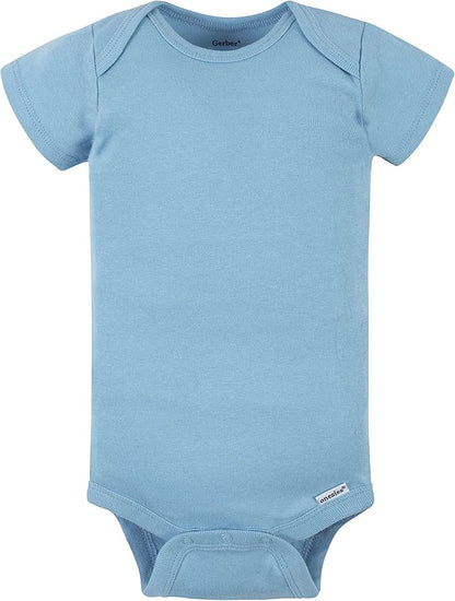 Gerber baby-girls 5-pack Solid Onesies Bodysuits