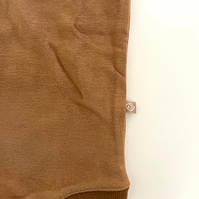 Geneve Oversized Brushed Jersey Romper - Angel Wing Embroidery - Cozy