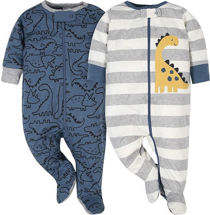 Gerber Baby Boys' 2-Pack Sleep 'N Play