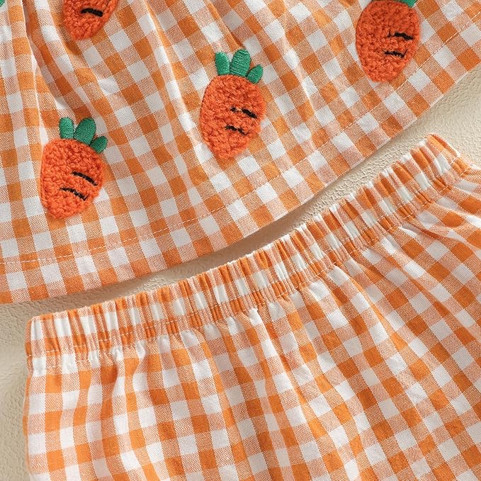 Mubineo Baby Girl Summer Clothes Cute Ruffle Tops Dress Shorts Outfits Set Infant Toddler Shrit Bloomers Princess Outfit