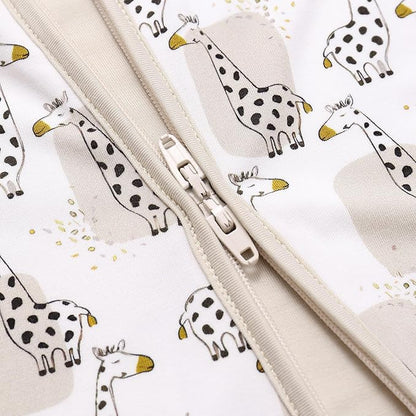 JunNeng Viscose from Bamboo Baby Boy Sleeper with Mitten Cuffs, Footless Soft Zippy Pajamas, Sleep N' Play Romper 0-18 Months