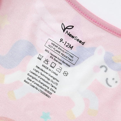 Unisex Infant Neutral Zipped Footies, Viscose from Bamboo 2-Way Zipper Romper Outfit, 0-24 Months One-piece Jumpsuit