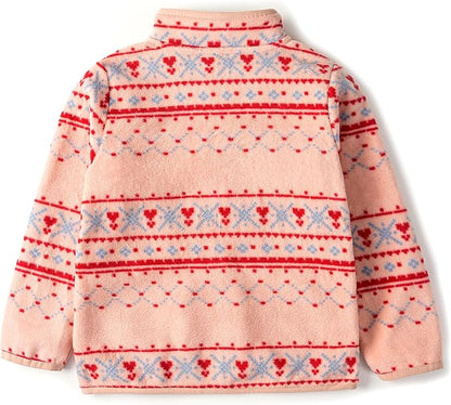 Toddler Fleece Jacket Kids Lightweight Outerwear Boys Girls Long Sleeve Fall Spring Coat 2-12 Years