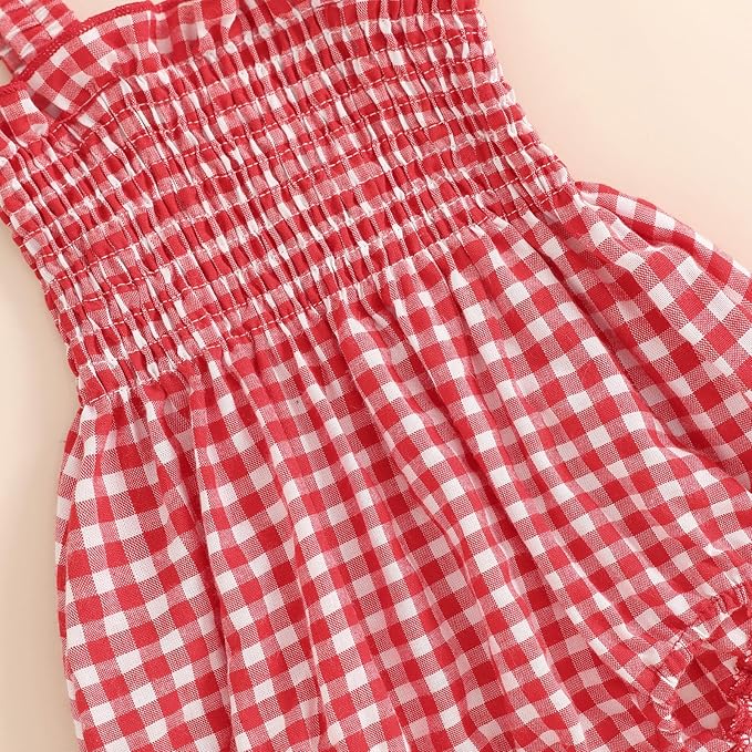 Newborn Baby Girl Bodysuit Sleeveless Halter Frill Romper One-piece Jumpsuit with Headband Summer Clothes Set